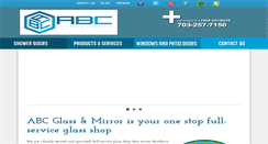 Desktop Screenshot of abcglassandmirror.com